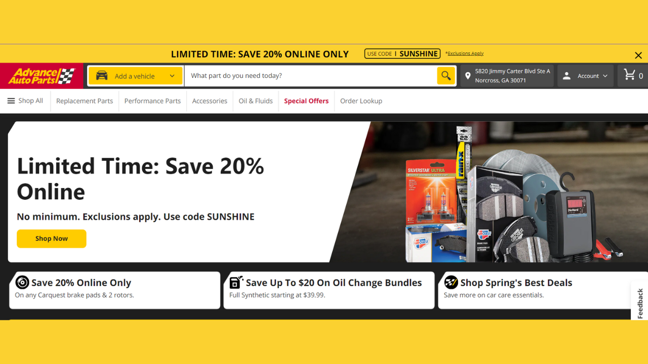 Advance Auto Parts Net 30 Account