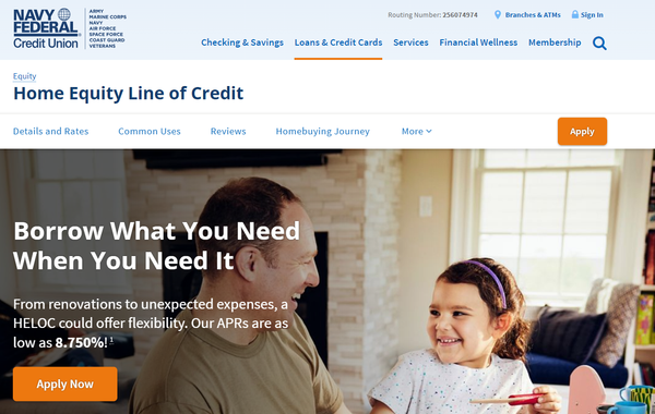 Navy Federal Credit Union Home Equity Loans Review: Unlock Your Home's Value