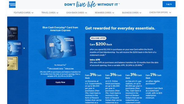 AmEx Blue Cash Everyday Review: A Rewarding Cash-Back Card for a $0 Annual Fee