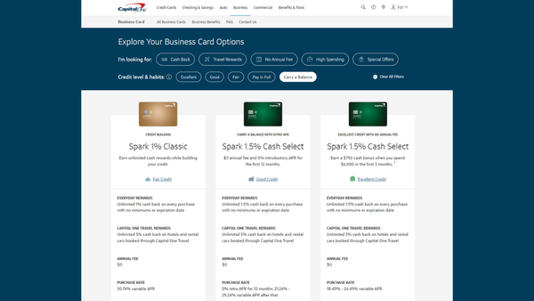 Capital One Spark Cash Select Review: Simplified Earnings for Business