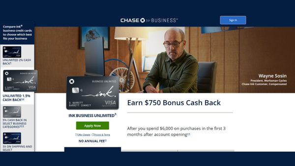 Chase Ink Business Unlimited Credit Card Review: Simplified Earnings for Every Purchase