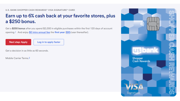 U.S. Bank Shopper Cash Rewards™ Visa Signature® Card Review: A Game-Changer for Savvy Shoppers