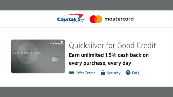 Capital One Quicksilver Cash Rewards for Good Credit Review: Simplified Spending with Great Returns